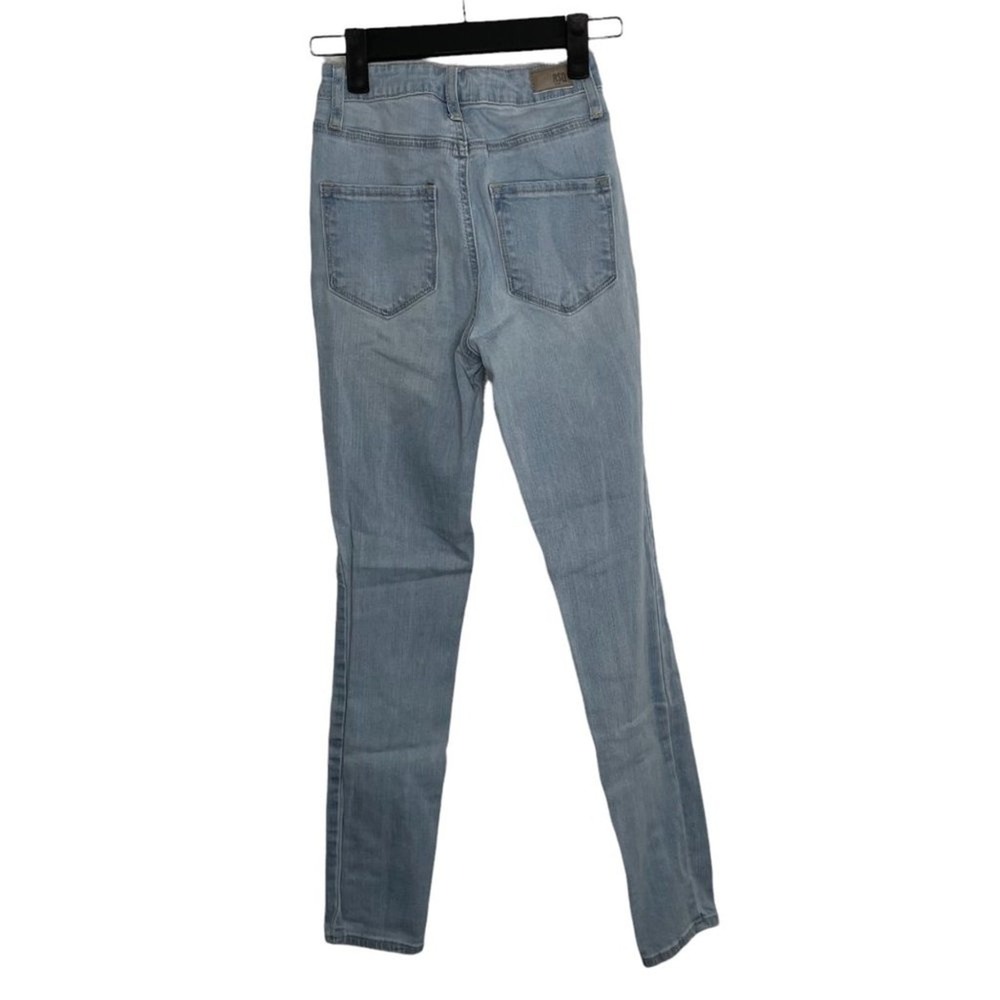 RSQ Jeans Womens Super High Rise Jeggings Light Wash Blue Skinny Size 00/23 - Picture 2 of 10